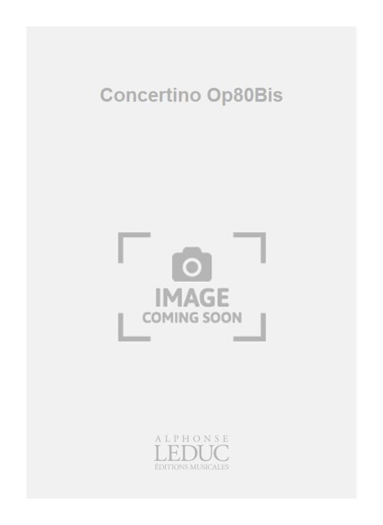 Concertino Op80Bis
